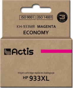 Actis Συμβατό Μελάνι Εκτυπωτή InkJet HP 933XL CN055AE 13ml Ματζέντα