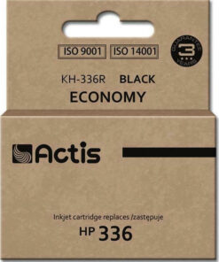 Actis Συμβατό Μελάνι Εκτυπωτή InkJet HP 336 C9362A 9ml Μαύρο