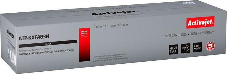 Active Jet Συμβατό Toner για Laser Εκτυπωτή Panasonic KX-FA83 2600 Σελίδων Μαύρο