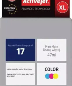Active Jet Συμβατό Μελάνι Εκτυπωτή InkJet HP 17 C6625A 47ml Πολλαπλό (Color) 1τμχ