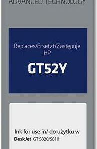 Active Jet Συμβατό Μελάνι Εκτυπωτή InkJet HP GT52Y M0H56AE 70ml Κίτρινο
