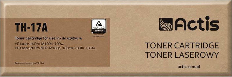 Actis Συμβατό Toner για Laser Εκτυπωτή HP 17A CF217A 1600 Σελίδων Μαύρο