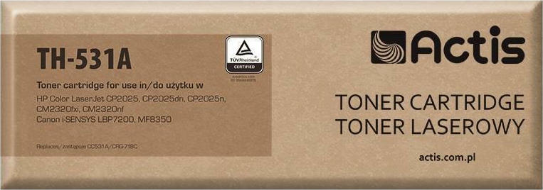 Actis Συμβατό Toner για Laser Εκτυπωτή HP 304A CC531A 3000 Σελίδων Κυανό