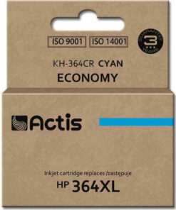 Actis Συμβατό Μελάνι Εκτυπωτή InkJet HP 364XL CB323EE 12ml Κυανό