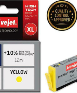 Active Jet Συμβατό Μελάνι Εκτυπωτή InkJet HP 903XL T6M11AE 900 Σελίδων 12ml Κίτρινο