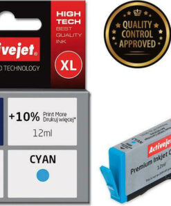 Active Jet Συμβατό Μελάνι Εκτυπωτή InkJet HP 903XL T6M03AE 12ml Κυανό