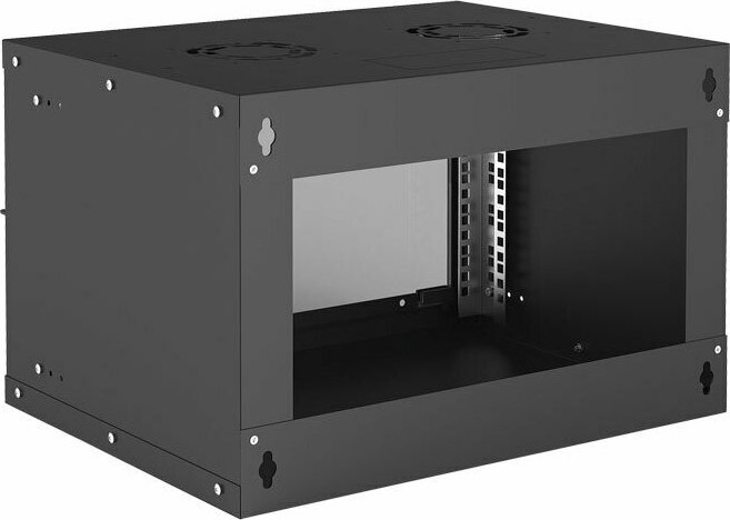 Intellinet Επιτοίχια Καμπίνα Rack 6U 54x40x35.3cm Μαύρο 714143 - Image 3