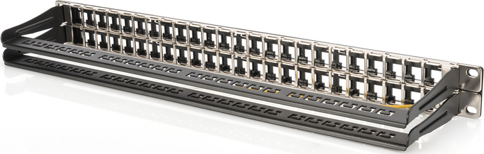 Digitus Patch Panel Keystone για Rack 1U 19" 48 Θυρών Μαύρο - Image 3