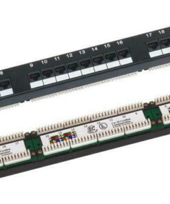 Alternative view of A-LAN Patch Panel για Rack 1U 19" 24 Θυρών cat5e Μαύρο