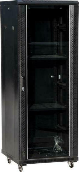 A-LAN Επιδαπέδια Καμπίνα Rack 42U 60x80x215cm Μαύρο SS-42U-600-800-01-C
