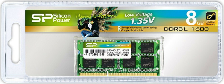 Silicon Power 8GB DDR3 SP008GLSTU160N02 - Image 2