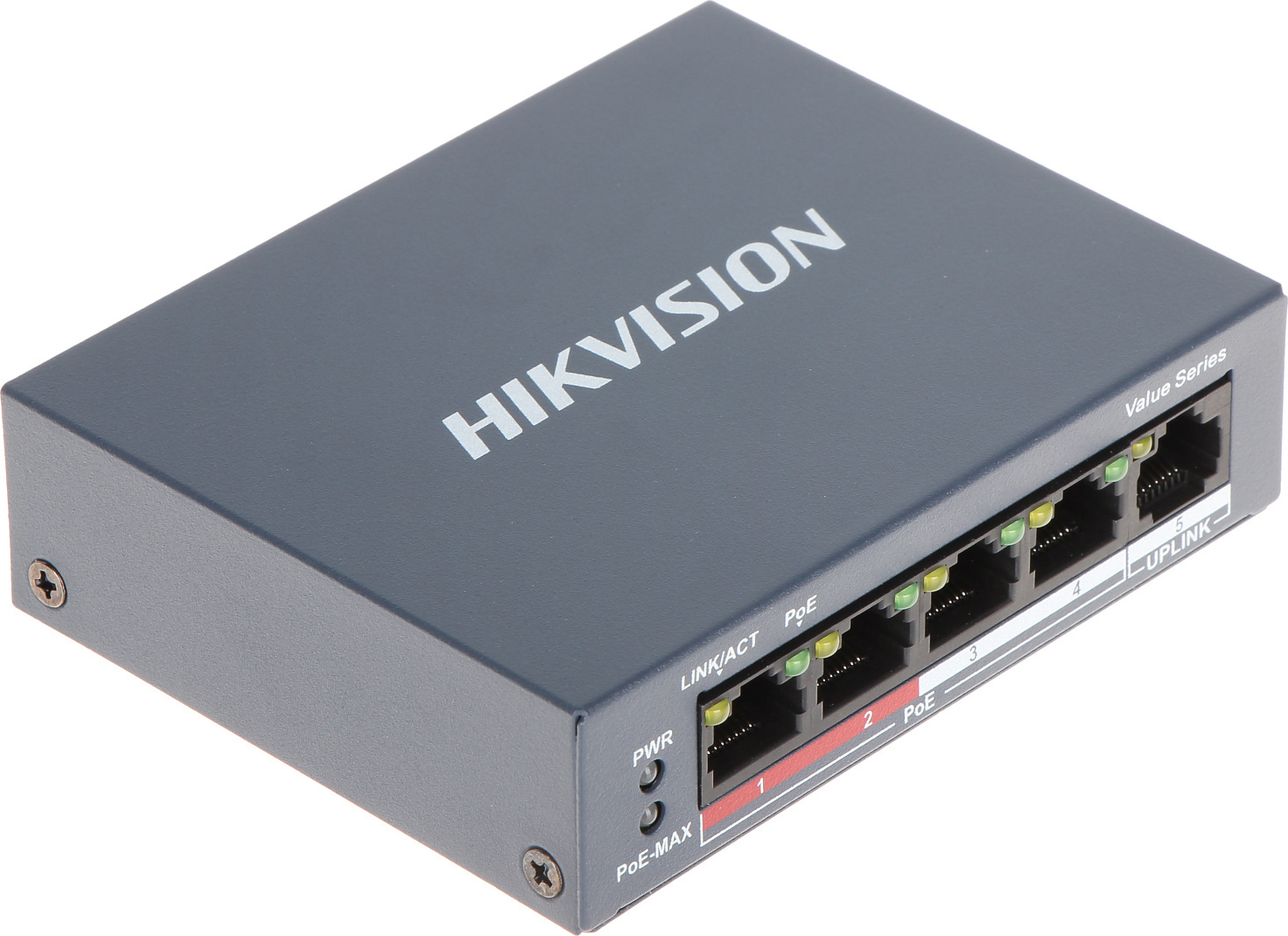 Hikvision DS-3E0105P-E/M Unmanaged L2 PoE