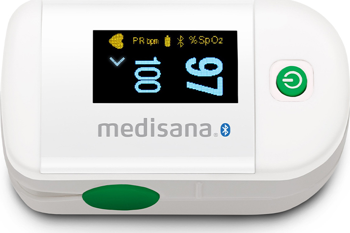 Medisana PM 100 Connect Παλμικό Οξύμετρο Δακτύλου με Bluetooth Λευκό - Image 2