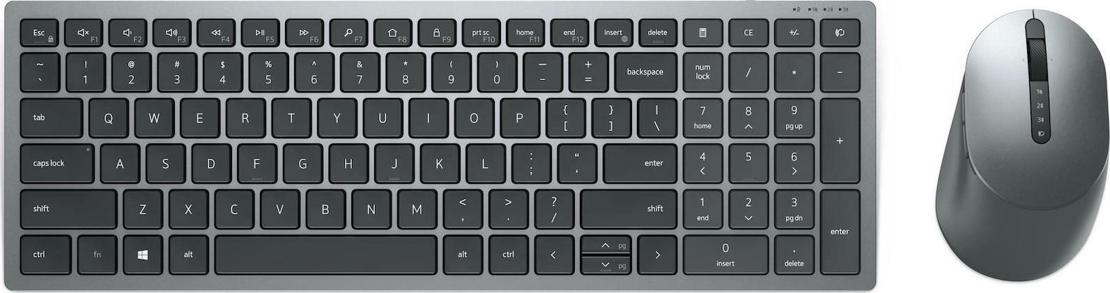 Dell KM7120W Ασύρματο - Σετ με Ποντίκι Αγγλικό US