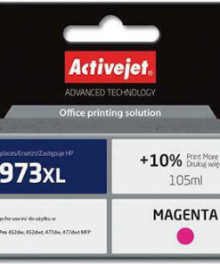 Active Jet Συμβατό Μελάνι Εκτυπωτή InkJet HP 973XL F6T82AE 7500 Σελίδων 105ml Ματζέντα