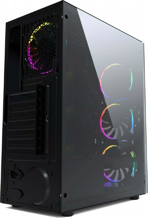 Gembird Fornax 1500RGB Gaming Midi Tower με Πλαϊνό Παράθυρο - Image 5