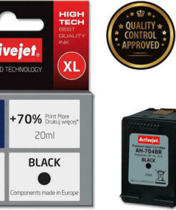 Active Jet Συμβατό Μελάνι Εκτυπωτή InkJet HP 704 CN692AE Μαύρο