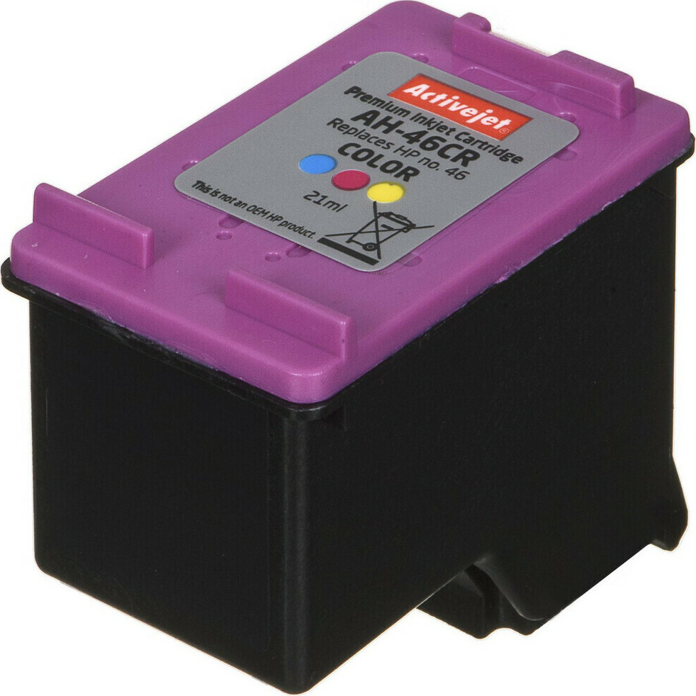 Active Jet Συμβατό Μελάνι Εκτυπωτή InkJet HP 46 CZ638AE 21ml Πολλαπλό (Color) 1τμχ - Image 2