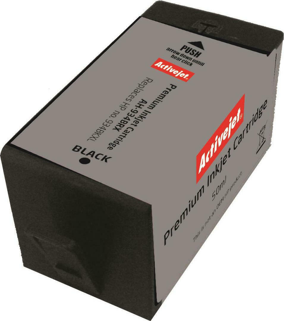 Active Jet Συμβατό Μελάνι Εκτυπωτή InkJet HP 934XL C2P23AE 50ml Μαύρο - Image 2