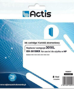 Alternative view of Actis Συμβατό Μελάνι Εκτυπωτή InkJet HP 301XL CH563EE 20ml Μαύρο