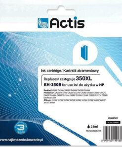 Alternative view of Actis Συμβατό Μελάνι Εκτυπωτή InkJet HP 350XL CB336EE 30ml Μαύρο