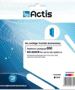 Alternative view of Actis Συμβατό Μελάνι Εκτυπωτή InkJet HP 650 CZ102AE 18ml Πολλαπλό (Color)