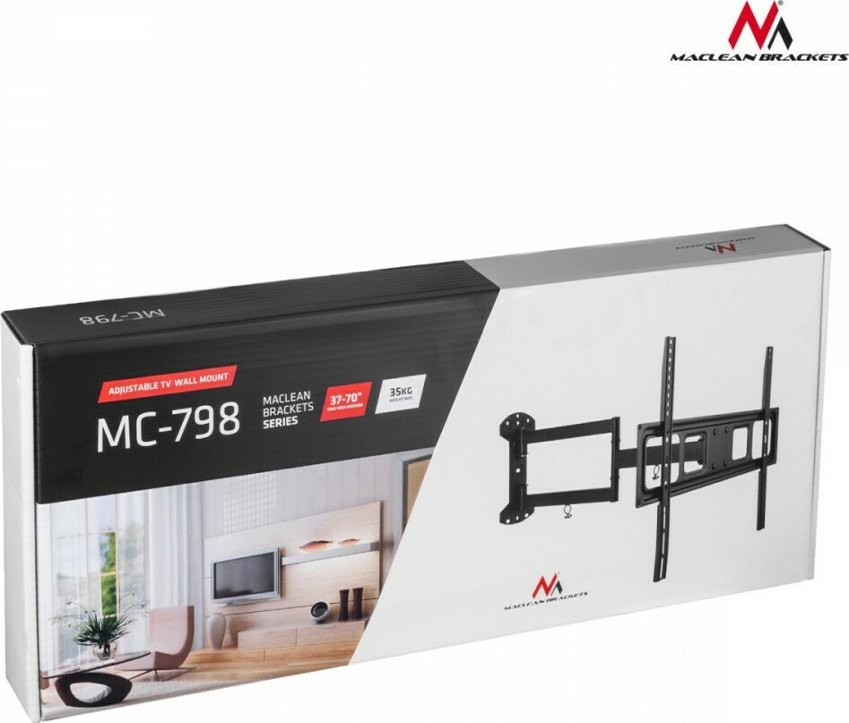 Maclean Energy MC-798 Επιτοίχια έως 70" και 35kg - Image 3