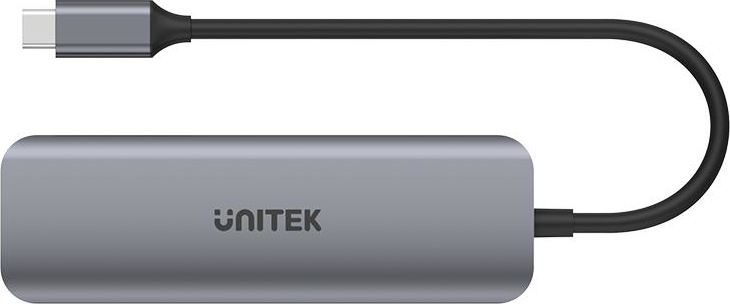 Unitek uHUB P5+ USB 3.2 Hub 5 Θυρών με σύνδεση USB-C Γκρι - Image 3