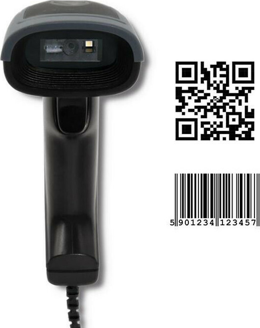 Qoltec Scanner Χειρός Ενσύρματο με Δυνατότητα Ανάγνωσης 2D και QR Barcodes - Image 2