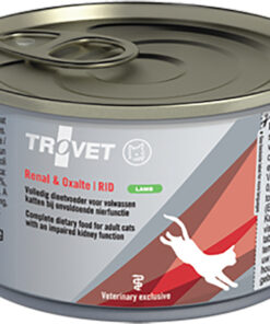 Trovet Renal & Oxalate Υγρή Τροφή για Ενήλικες Γάτες σε Κονσέρβα με Αρνί χωρίς Σιτηρά & Γλουτένη 100gr