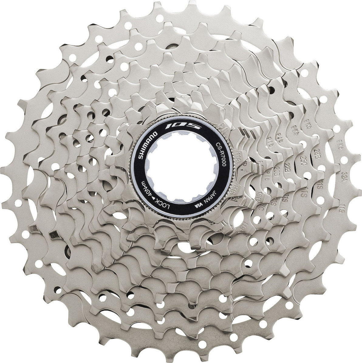 Shimano CS-R7000 Κασέτα Ποδηλάτου Δρόμου 11 Ταχυτήτων με 11-28 Δόντια