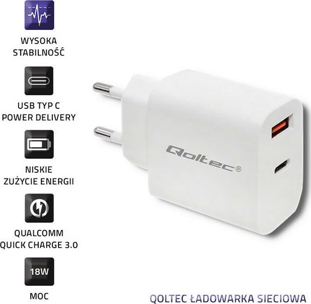 Qoltec 51714 USB-C Χωρίς Καλώδιο 18W - Image 4