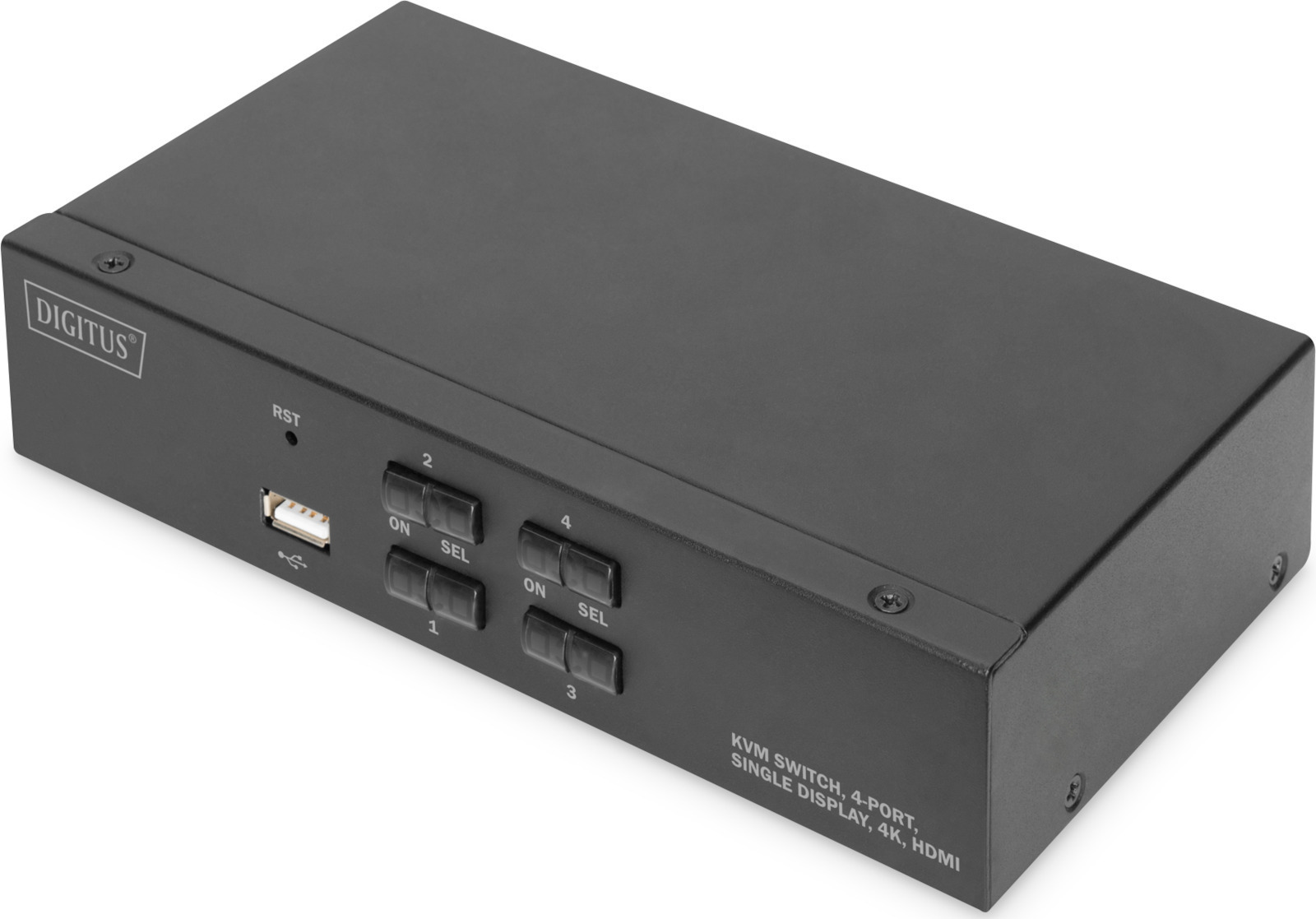 Digitus 4 Port Single Display 4K HDMI KVM Switch