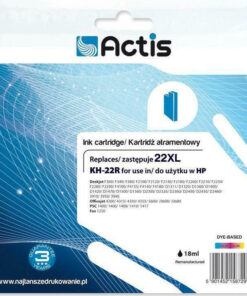 Alternative view of Actis Συμβατό Μελάνι Εκτυπωτή InkJet HP 22XL C9352A 18ml Πολλαπλό (Color)