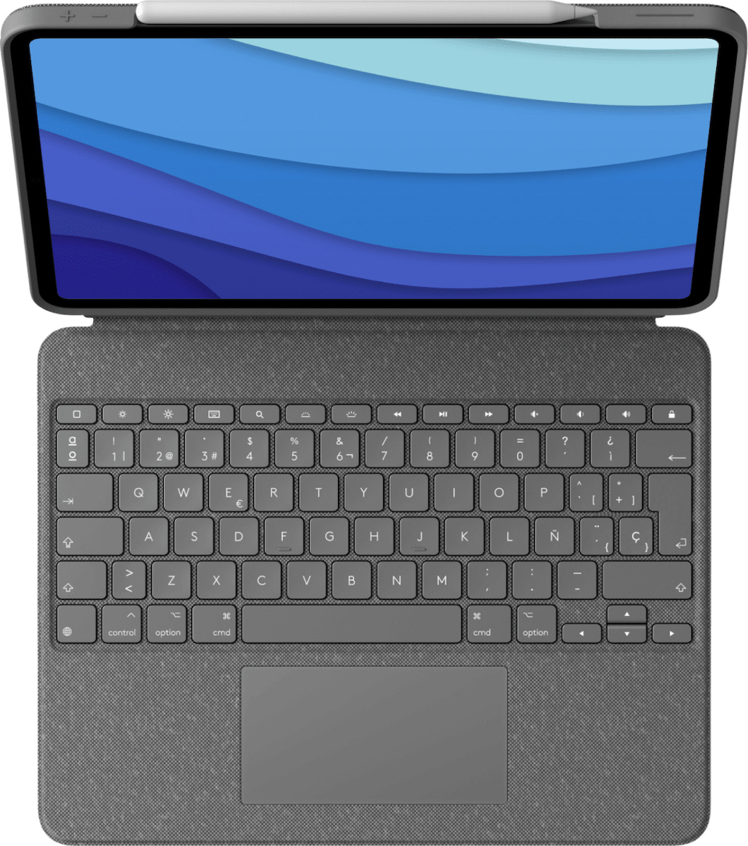 Logitech Combo Touch με Πληκτρολόγιο (iPad Pro 2021 12.9")