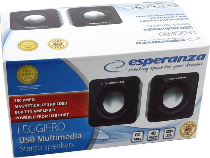 Esperanza Leggiero 2.0 με Ισχύ 6W σε Μαύρο Χρώμα - Image 4