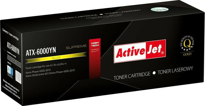 Active Jet Συμβατό Toner για Laser Εκτυπωτή Xerox 1000 Σελίδων Κίτρινο - Image 2