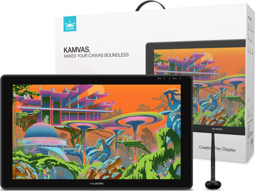 Huion Kamvas 22 Plus Γραφίδα Σχεδίασης με Όθονη FHD 21.5" - Image 10