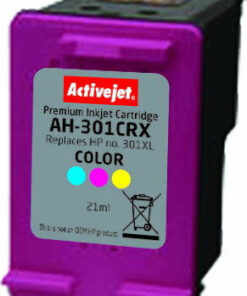 Alternative view of Active Jet Συμβατό Μελάνι Εκτυπωτή InkJet HP 301XL CH564EE 460 Σελίδων 21ml Πολλαπλό (Color)