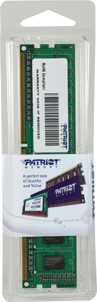 Patriot DDR3 με Module 1x8GB και Ταχύτητα 1600 για Desktop PSD38G16002 - Image 3