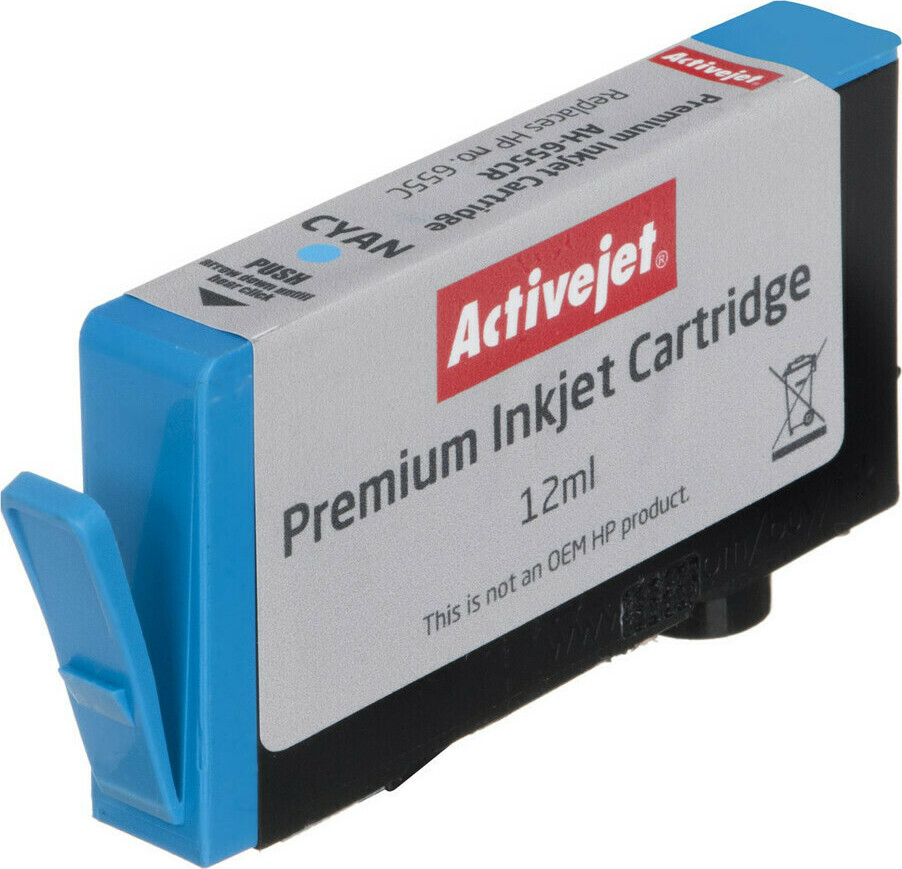Active Jet Συμβατό Μελάνι Εκτυπωτή InkJet HP 655 CZ110AE 600 Σελίδων 12ml Κυανό - Image 2