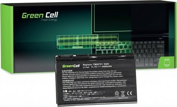 Green Cell Συμβατή Μπαταρία για Acer TravelMate / Extensa 5520/5720/7520/7720 με 4400mAh - Image 2