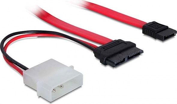 DeLock - Cable 0.3m Κόκκινο 84390 - Image 3
