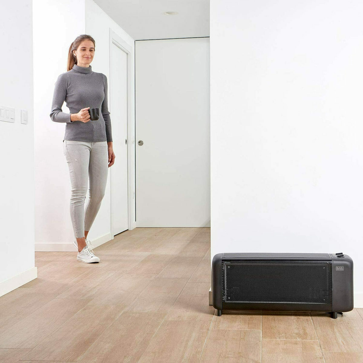 Black & Decker BXMRA1500E Θερμοπομπός Δαπέδου 1500W Mica 65x29cm - Image 8