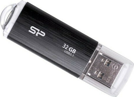 Silicon Power Blaze B02 32GB USB 3.1 Stick Μαύρο - Image 7