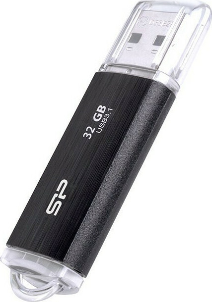 Silicon Power Blaze B02 32GB USB 3.1 Stick Μαύρο - Image 5