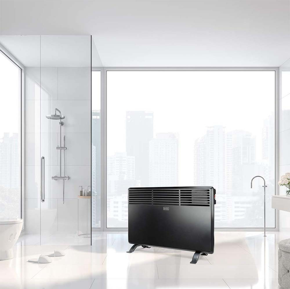 Black & Decker BXCSH1200E Θερμοπομπός Δαπέδου 1200W με Ηλεκτρονικό Θερμοστάτη 70x45cm - Image 3