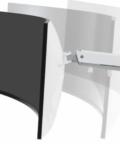 Alternative view of Ergotron HX Βάση Γραφείου Οθόνης έως 49" με Βραχίονα Λευκή