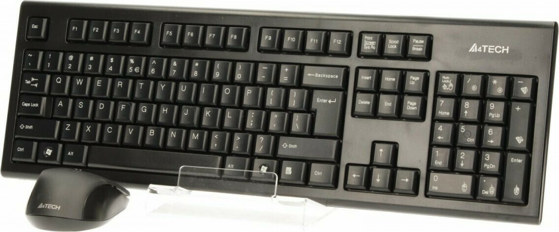 A4Tech Wireless Desktop Padless 7100n - Σετ με Ποντίκι Αγγλικό UK - Image 8