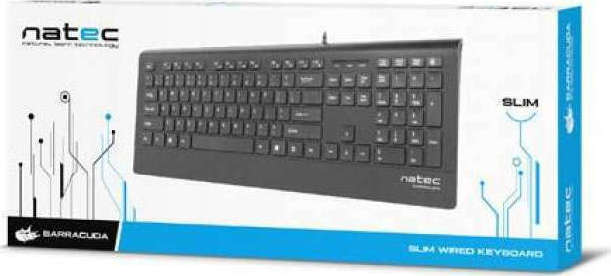 Natec Barracuda Slim Αγγλικό US - Image 7